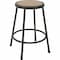 Lorell Metal Shop Stool, 24" Height, 275lb Capacity, MDF Seat LLR83080 - alternate 1